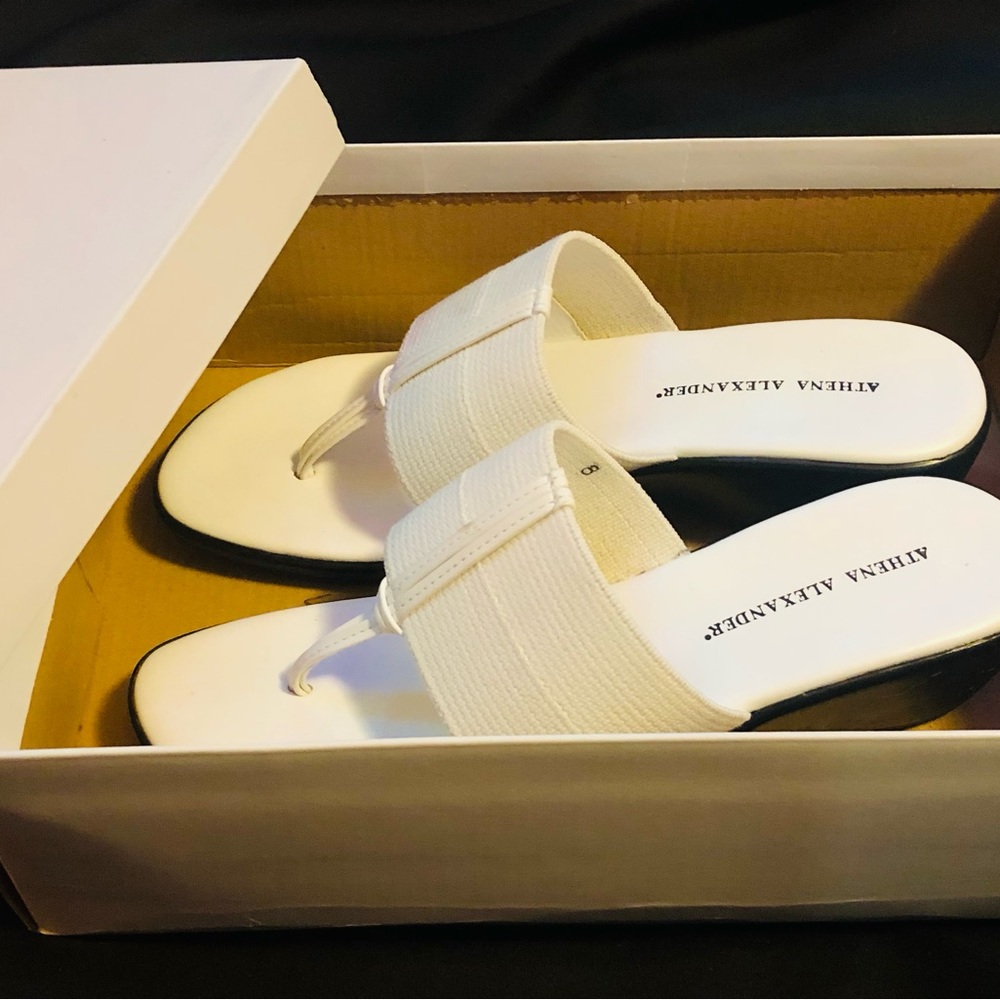 Athena Alexander White Women’s size 8M brand new in the box.